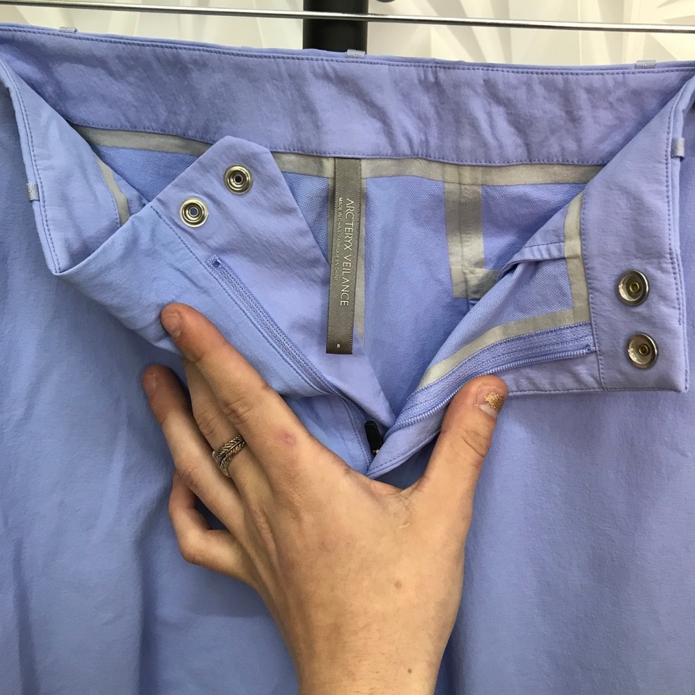 Arc'teryx Womens Veilance Cella Pants Size 8 Aerial Blue Pockets Nylon Blend - Picture 5 of 9